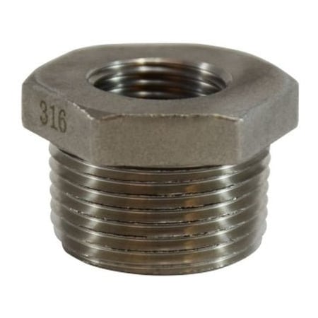 1 X 12 M X F 316SS HEX BUSHING